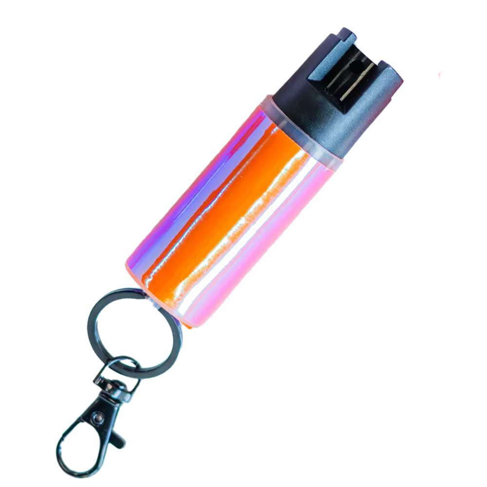 Pepper Spray + Keychain - Opal Coral