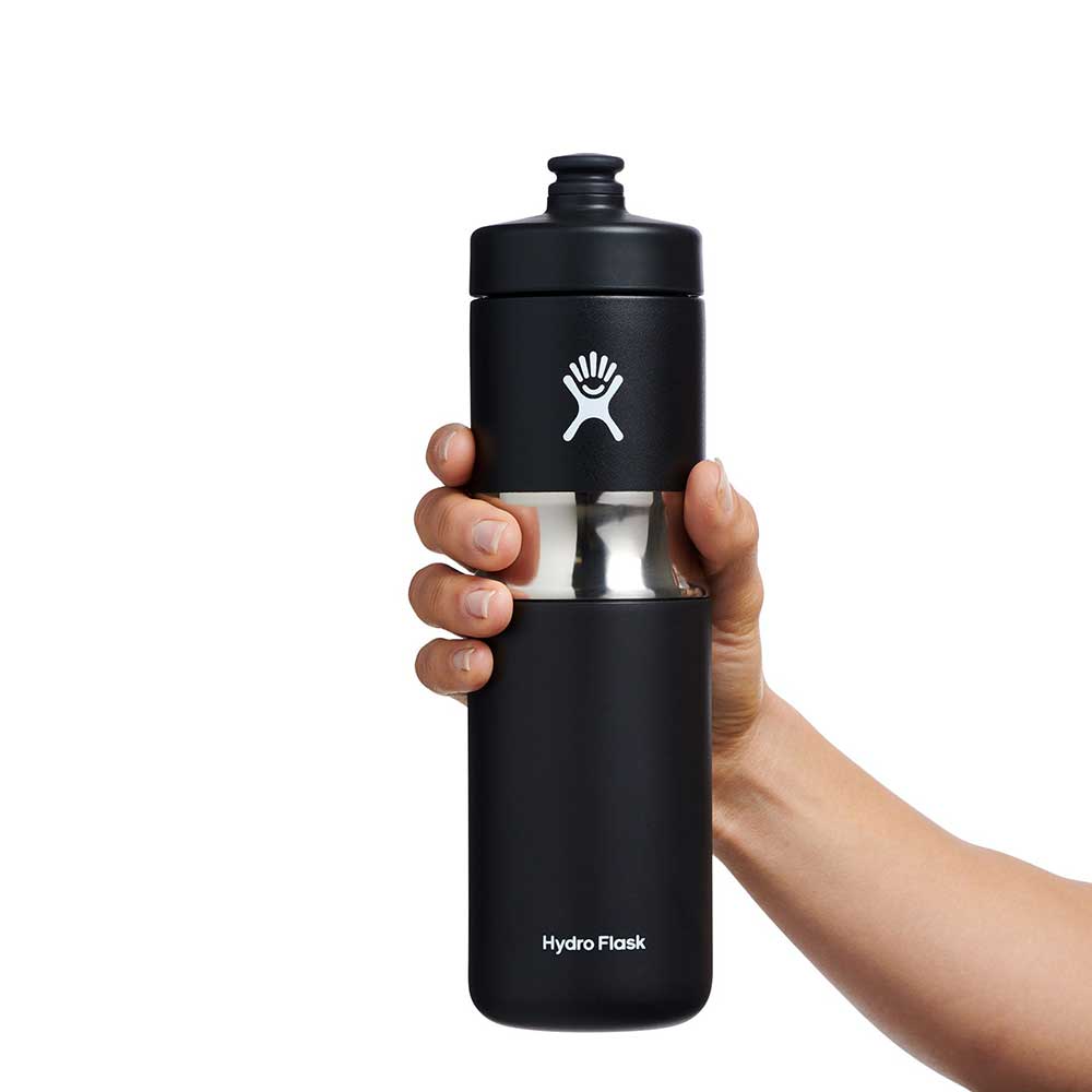 20 oz Wide Mouth Insulated Sport Bottle - Black