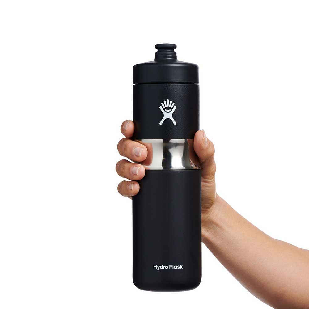 32 oz Wide Mouth Insulated Waterbottle - Black – Gazelle Sports