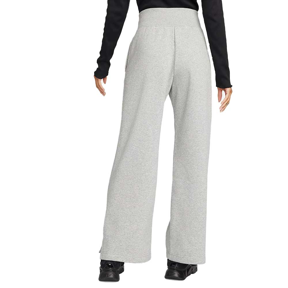 Women's Fleece High Rise Pant Wide - Dark Grey Heather – Gazelle Sports
