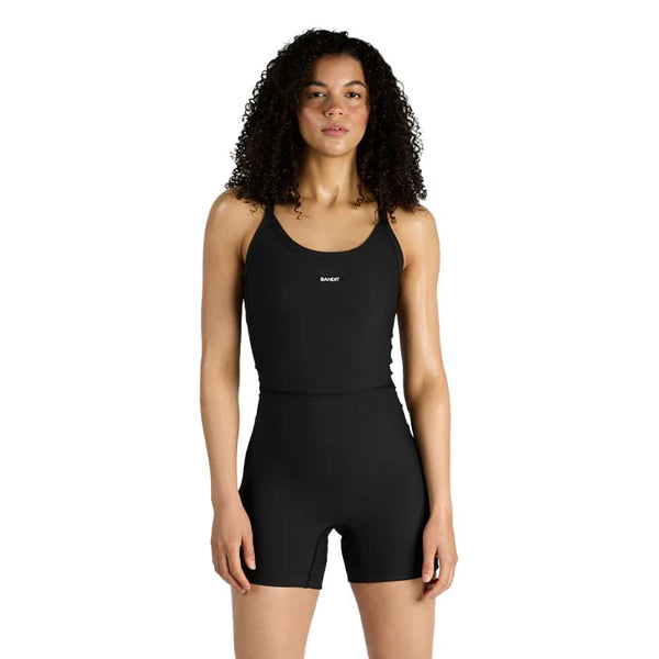 ワンピース Round neck basic comfort fit one piece black summer-2024-ecom-