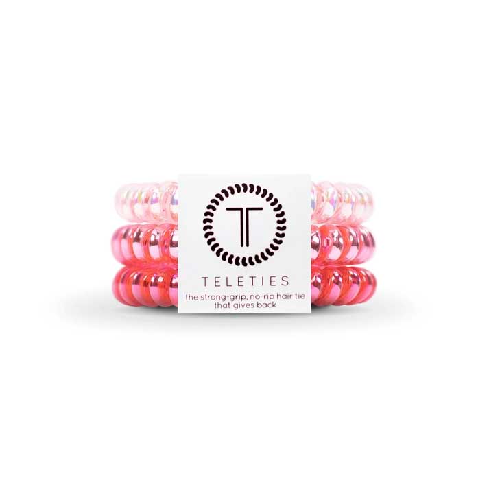 Hair Ties Small 3-Pack - Think Pink