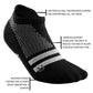 Men's Training No Show Socks -  Black Training