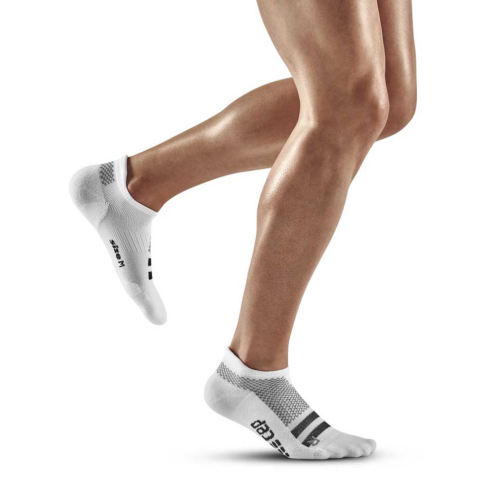 Men's Training No Show Socks - White Training – Gazelle Sports