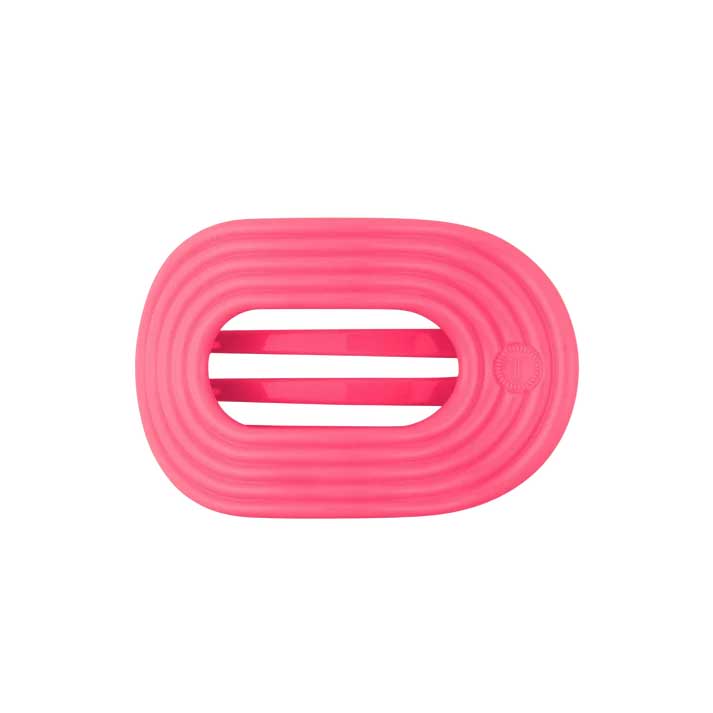 Flat Round Hair Clip Medium - Tropic Twist