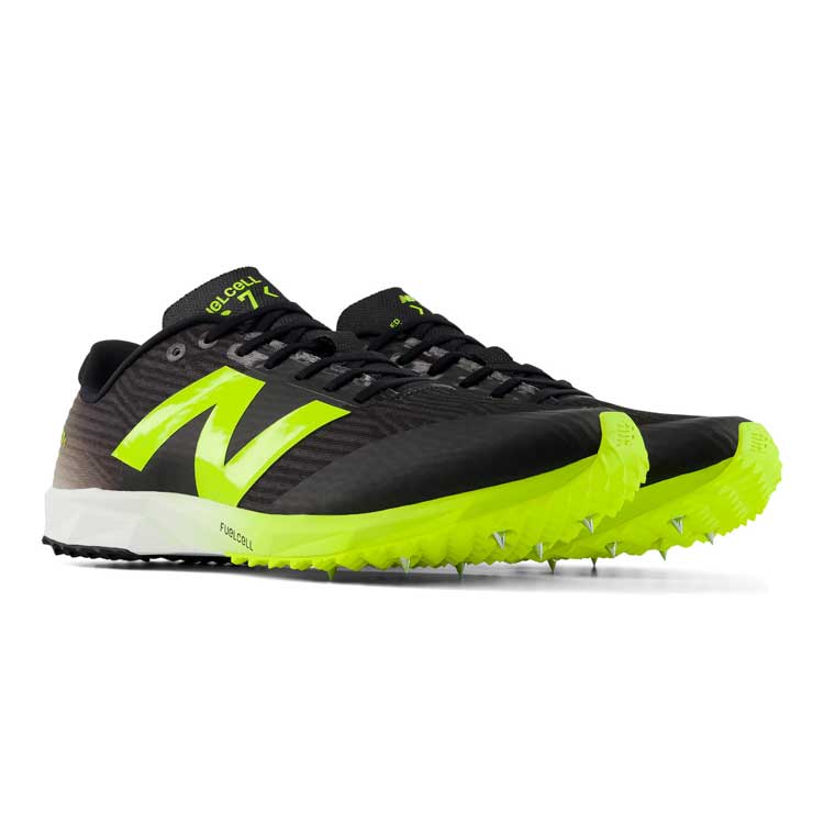 FuelCell XC7 v5 Cross Country Spikes - Black/Alkaline Green - Regular (D)