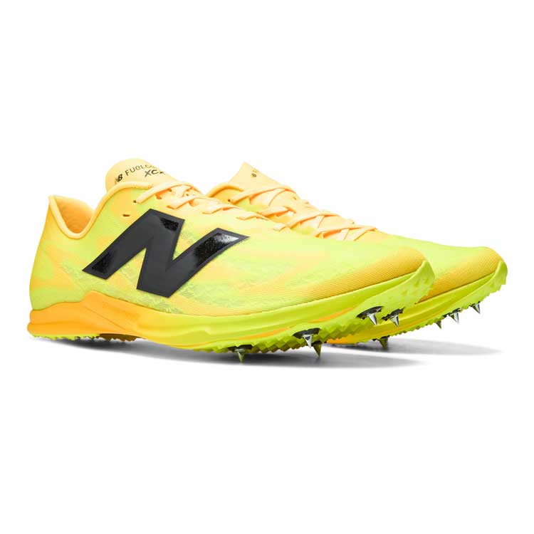 FuelCell SuperComp XC-X Cross Country Spikes - Satsuma Orange/Alkaline Green - Regular (D)