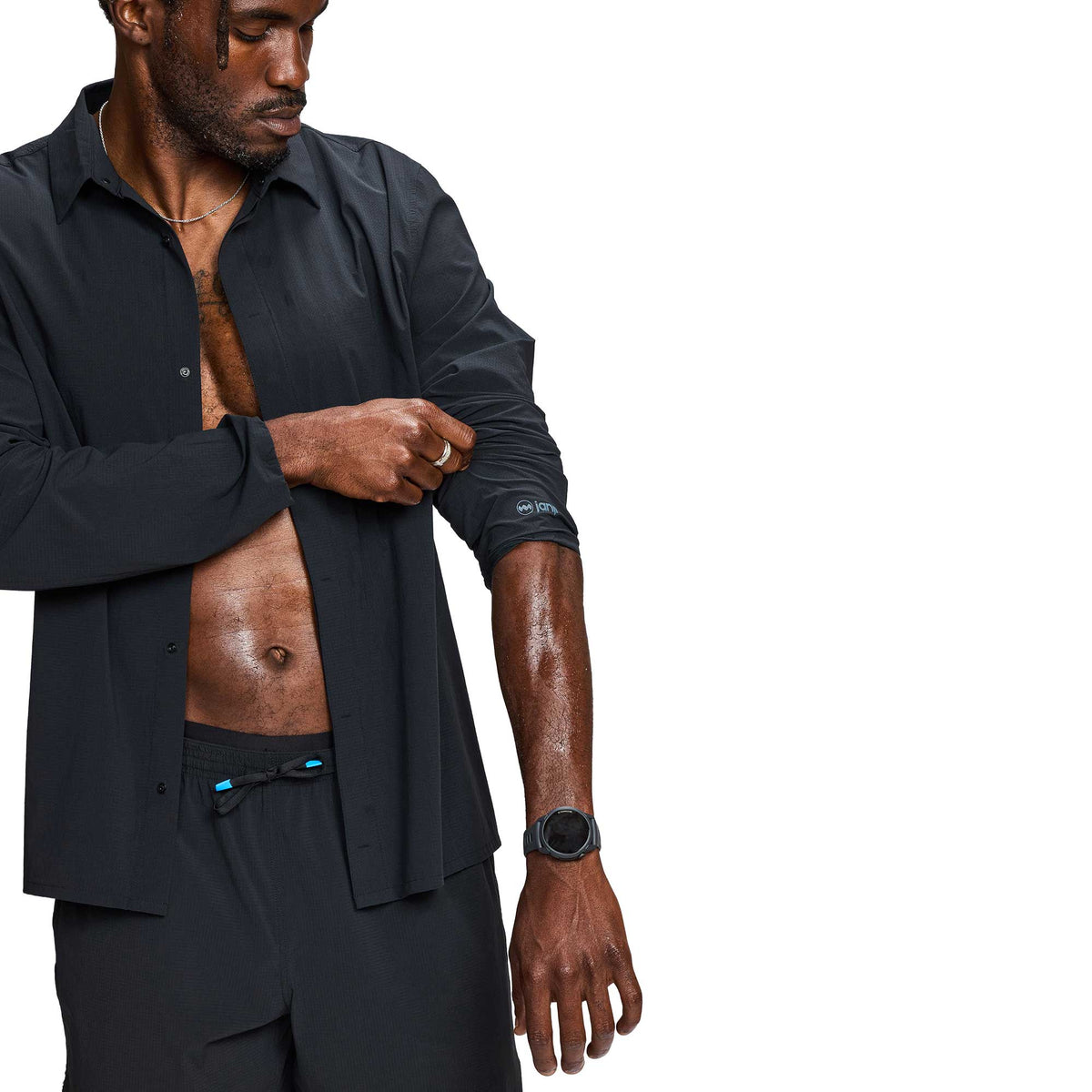 Men's Trekker Snappy Long Sleeve - Midnight