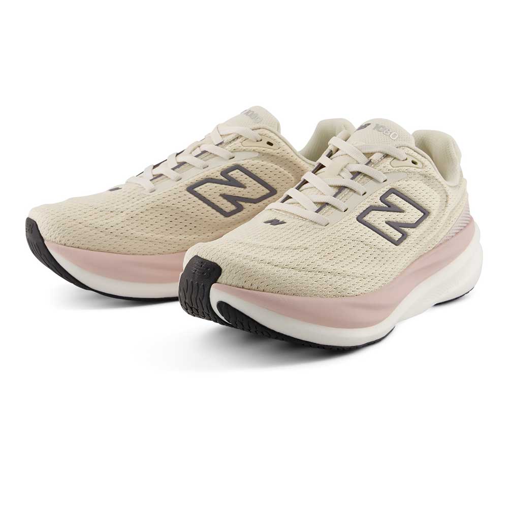 Women's 1080v15 Running Shoe - Timberwolf/Neptune Grey - Regular (B)