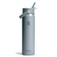 24 oz Standard Mouth with Flex Straw Cap - Shale Gray