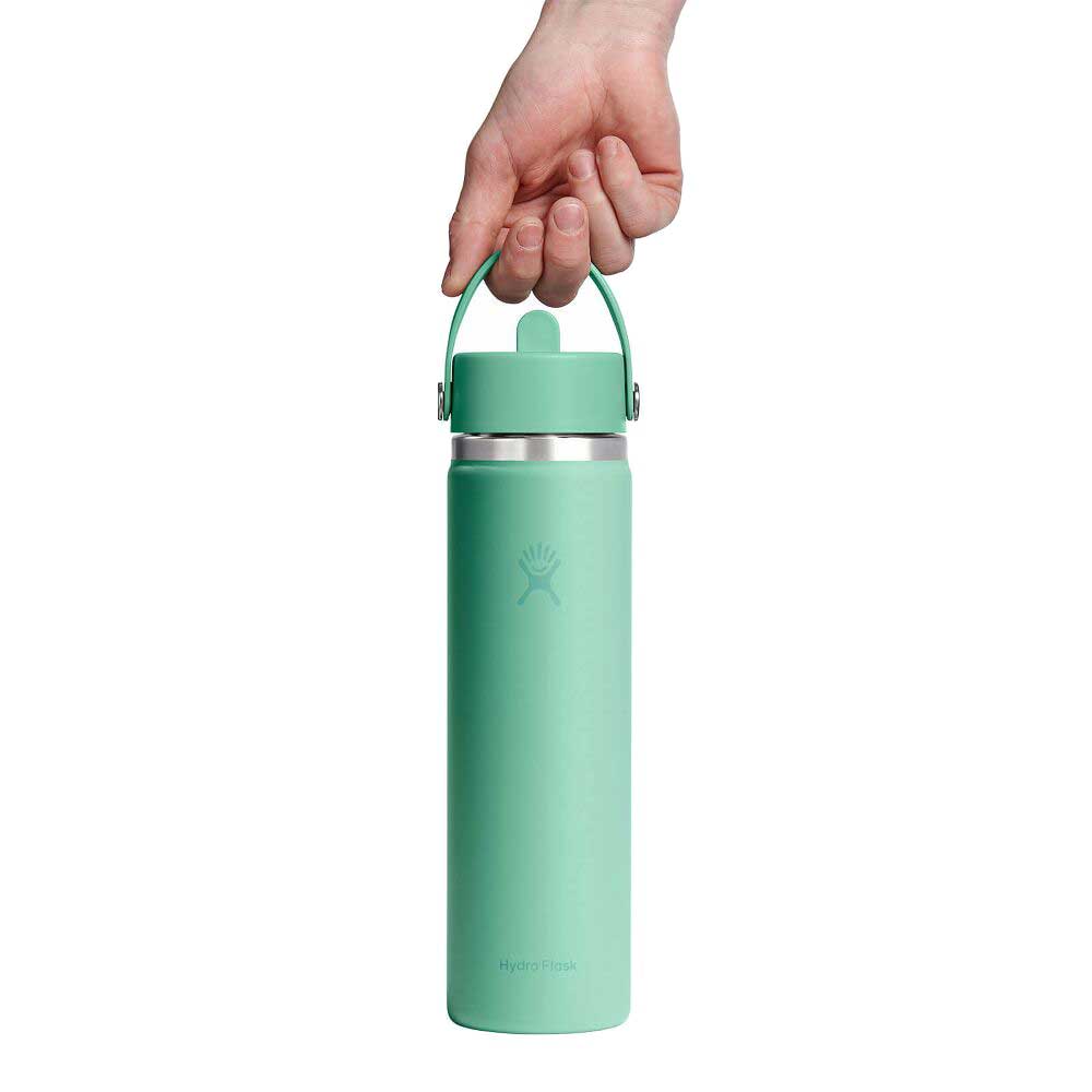 24 oz Standard Mouth with Flex Straw Cap - Mermaid Green
