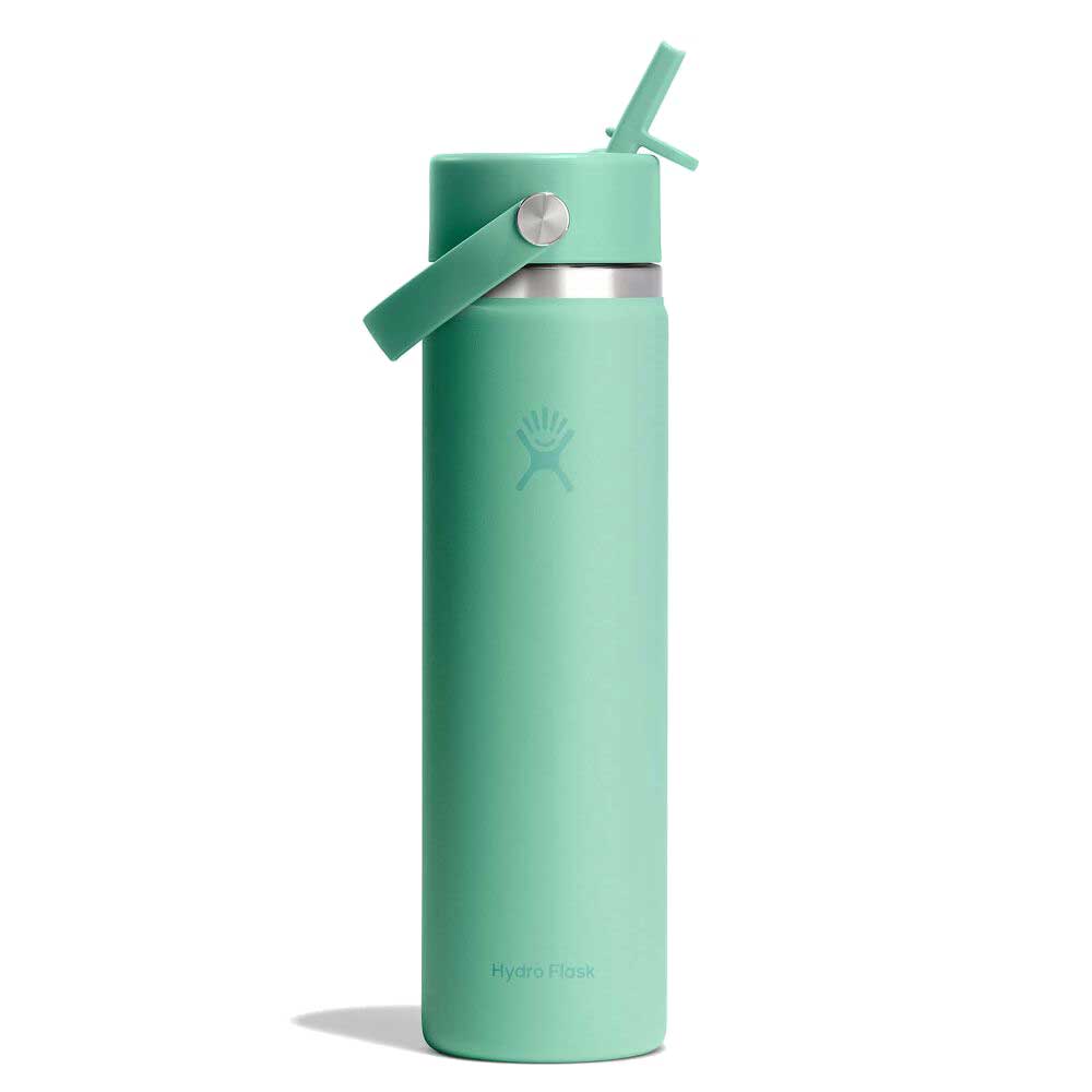 24 oz Standard Mouth with Flex Straw Cap - Mermaid Green