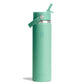 24 oz Standard Mouth with Flex Straw Cap - Mermaid Green