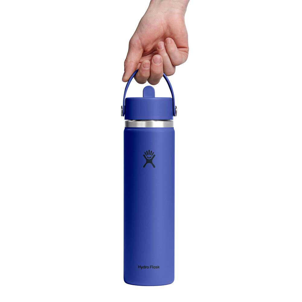 24 oz Standard Mouth with Flex Straw Cap - Capri Blue