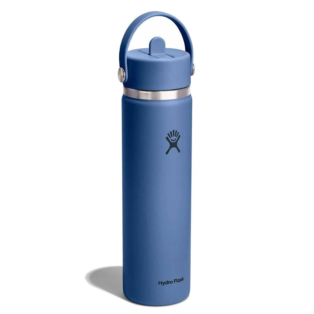 24 oz Standard Mouth with Flex Straw Cap - Harbor Blue