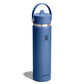 24 oz Standard Mouth with Flex Straw Cap - Harbor Blue