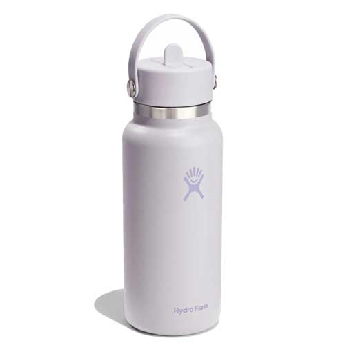 32 oz Wide Mouth with Flex Straw Cap - Cloud Pink