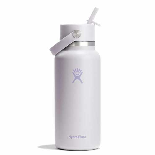 32 oz Wide Mouth with Flex Straw Cap - Cloud Pink