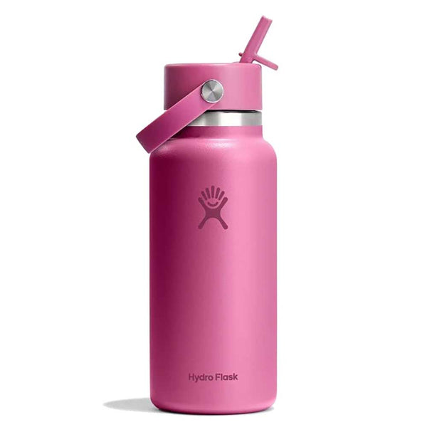 弁当箱・水筒 Hydro Flask 32 oz Wide Mouth Flex Straw Hydro Flask Wide Mouth Travel Bottle w/Flex Straw Cap
