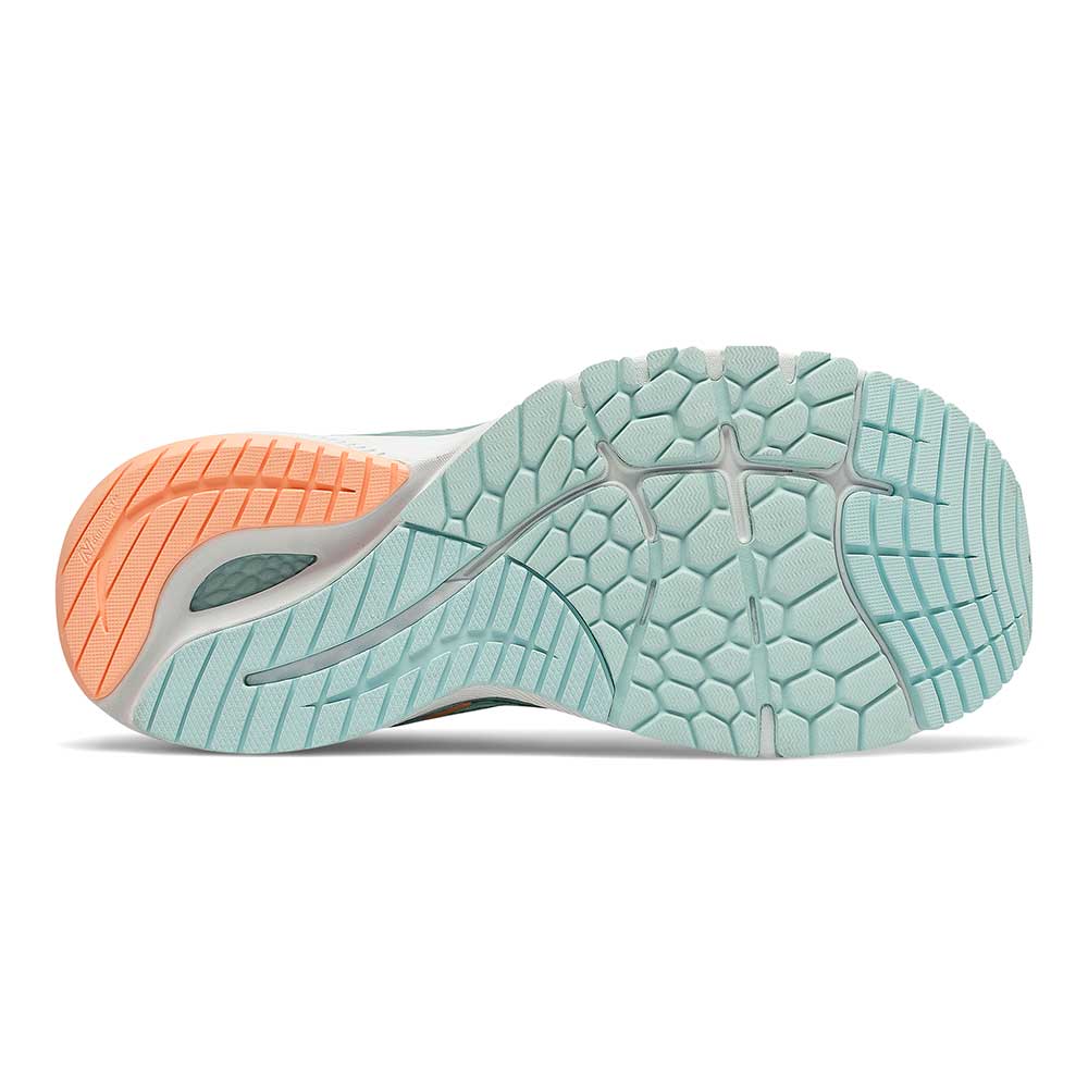 Women's Fresh Foam 860v12 Running Shoe - Pale Blue Chill/Light Mango - Regular (B)