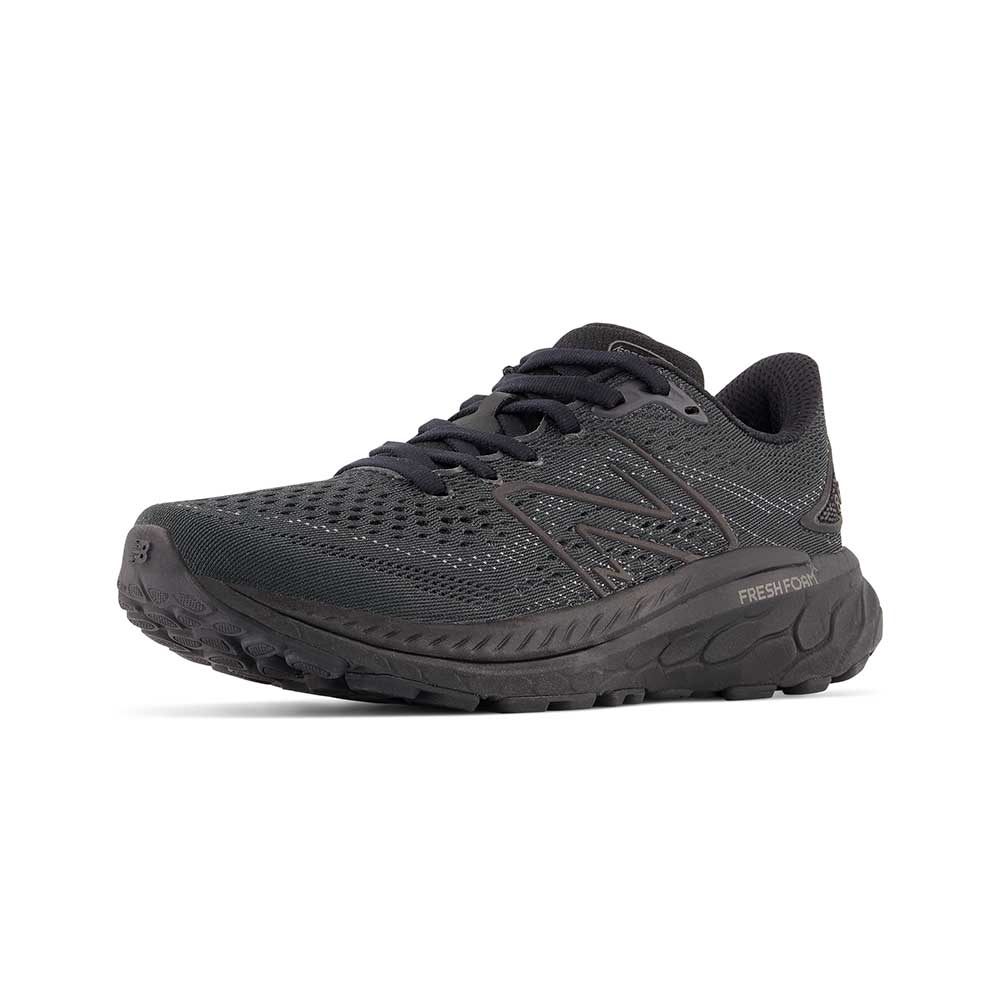 Women's Fresh Foam X 860 v13 Running Shoe- Black/Lead - Wide (D)
