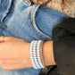 Hair Ties Small 3-Pack - Washed Denim
