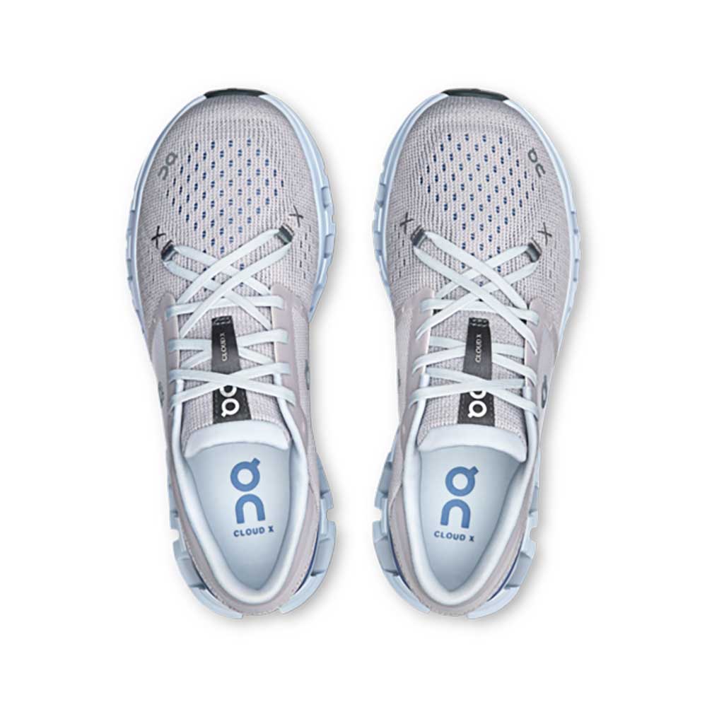 Women's Cloud X 4 Running Shoe - Silver/Chambray - Regular (B)