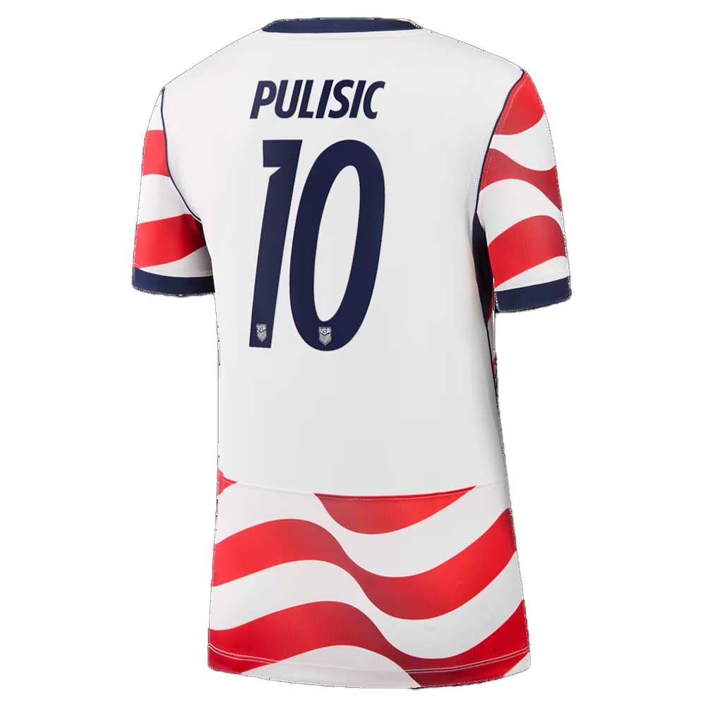 Women's USMNT 2026 Home Jersey PULISIC #10 - Sail/Midnight Navy/Midnight Navy