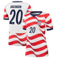 Women's USMNT 2026 Home Jersey BALOGUN #20 - Sail/Midnight Navy/Midnight Navy