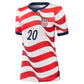 Women's USMNT 2026 Home Jersey BALOGUN #20 - Sail/Midnight Navy/Midnight Navy