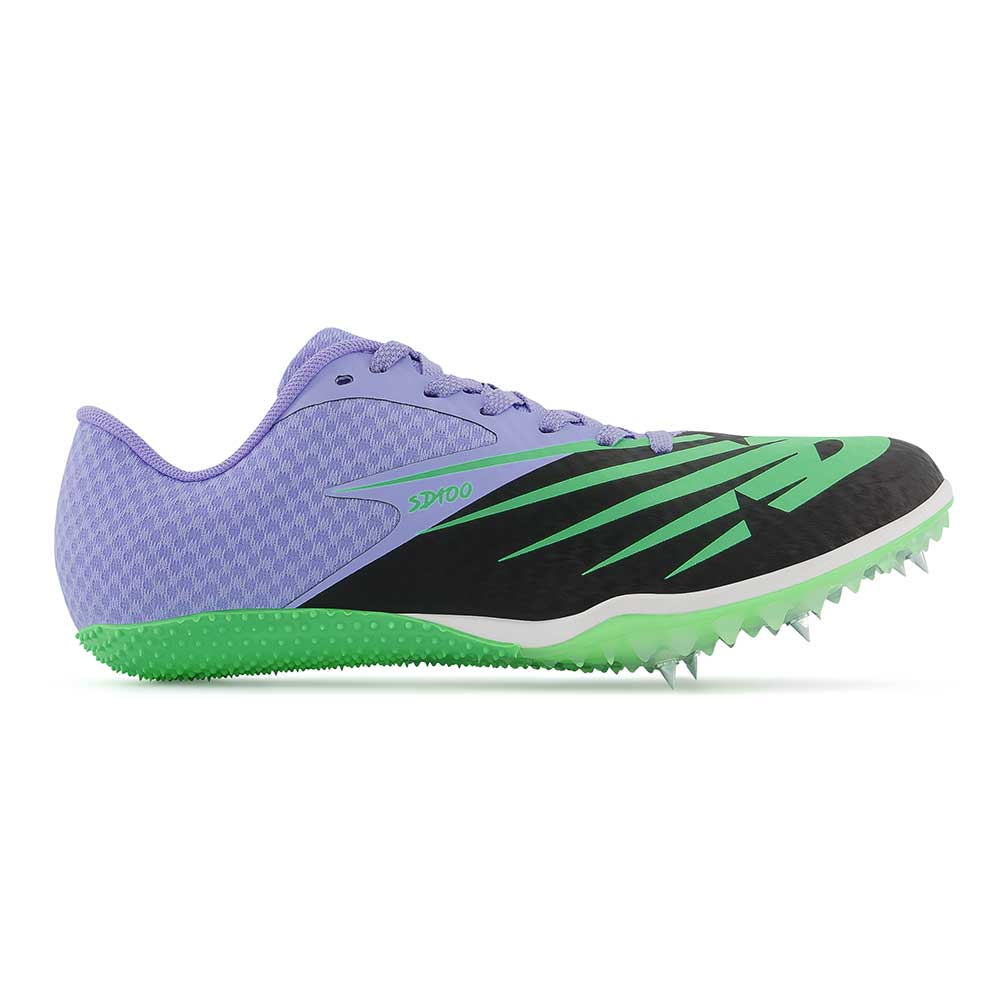 Women's SD100v4 Track Spike- Black/Vibrant Violet - Regular (B)