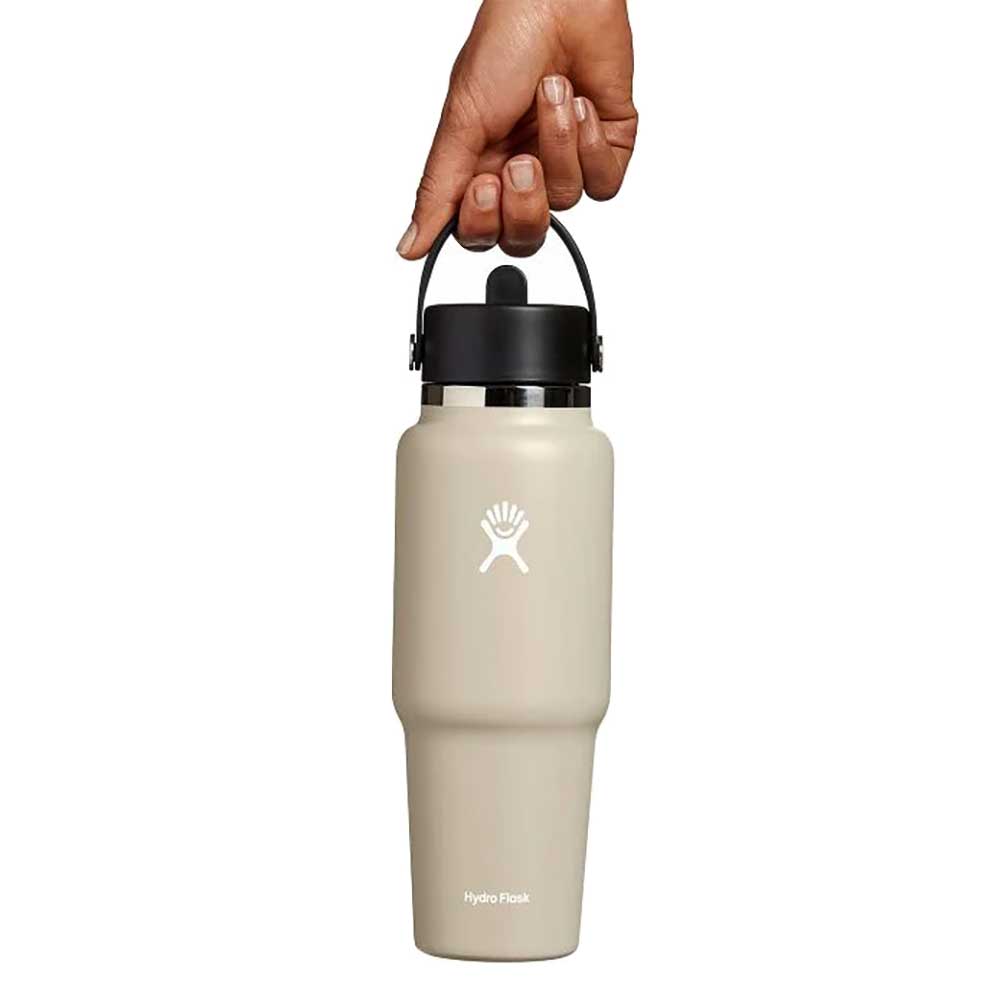 32 oz Travel Bottle w Flex Straw Cap Oat