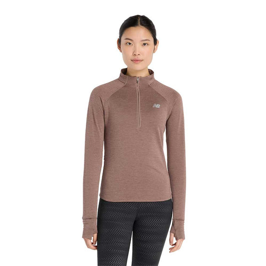 Women's Athletics Heat Grid 1/2 Zip - Green