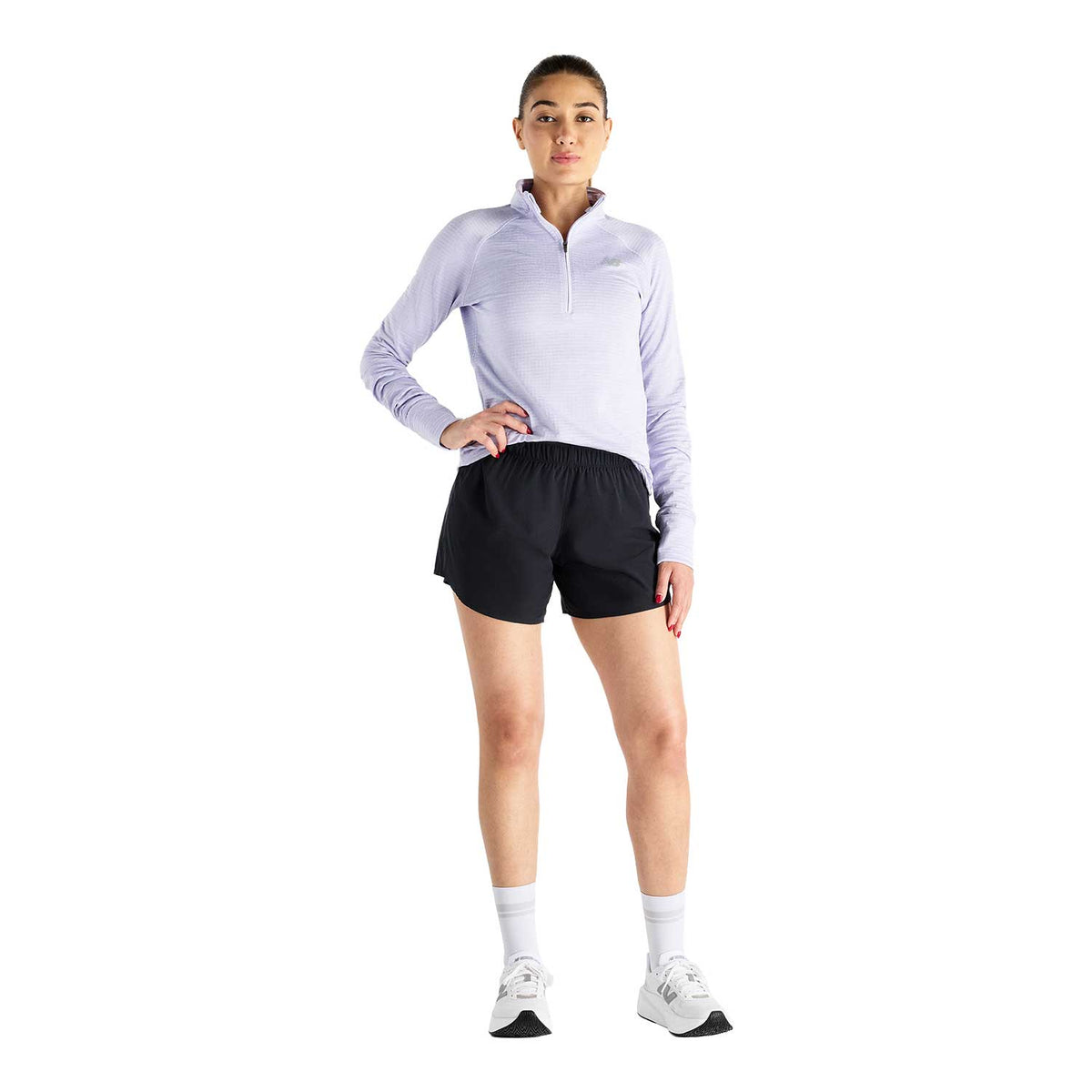 Women's Athletics Heat Grid 1/2 Zip - Smoked Violet
