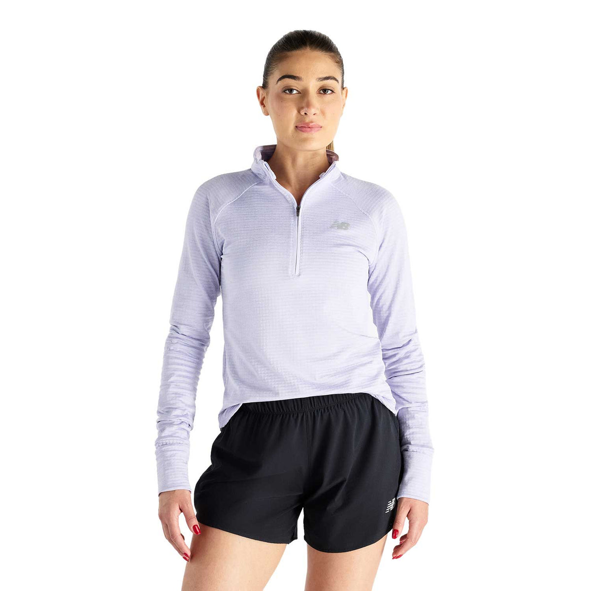 Women's Athletics Heat Grid 1/2 Zip - Smoked Violet