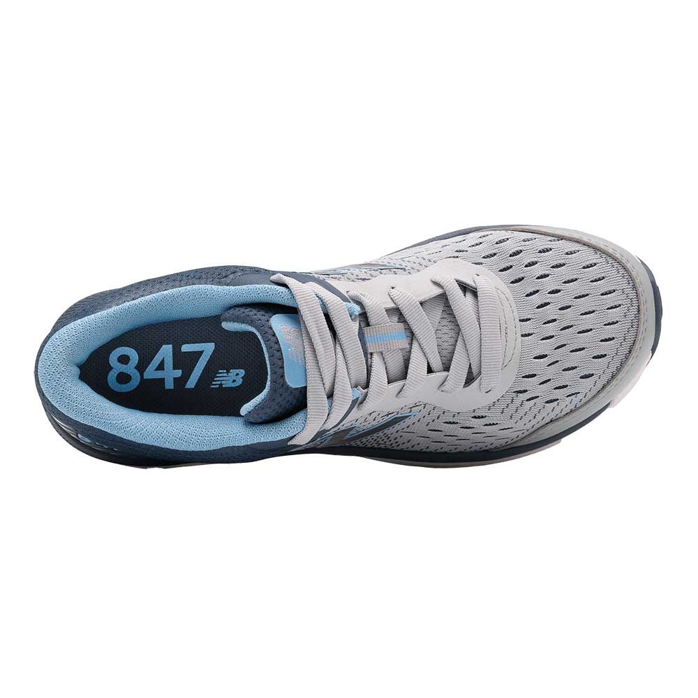 Women's 847 v4 Walking Shoe - Light Aluminum - Extra Wide (EE)