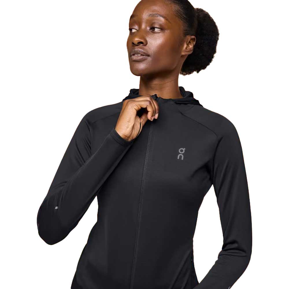 Women's Climate Zip Hoodie - Black