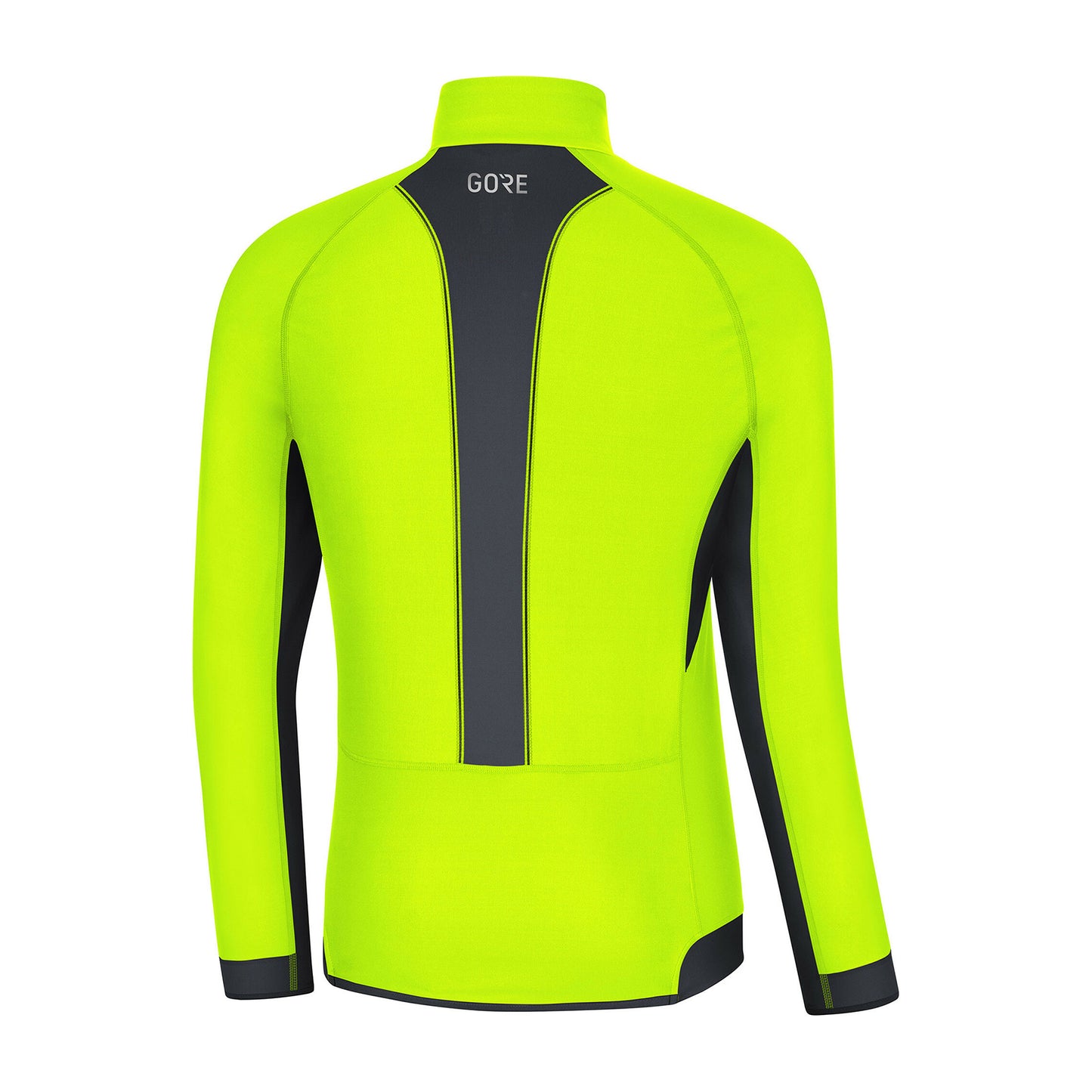 Men's R3 Partial GORE® WINDSTOPPER® Shirt - Neon Yellow/Black