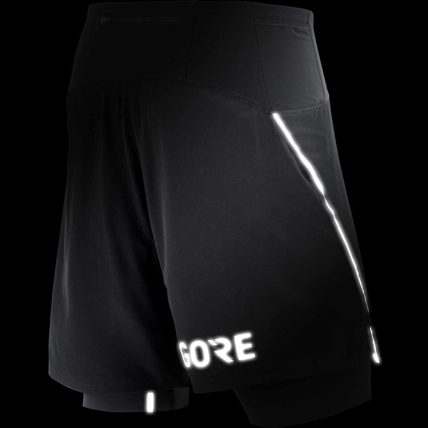 Men's R7 2 In1 Shorts - Black