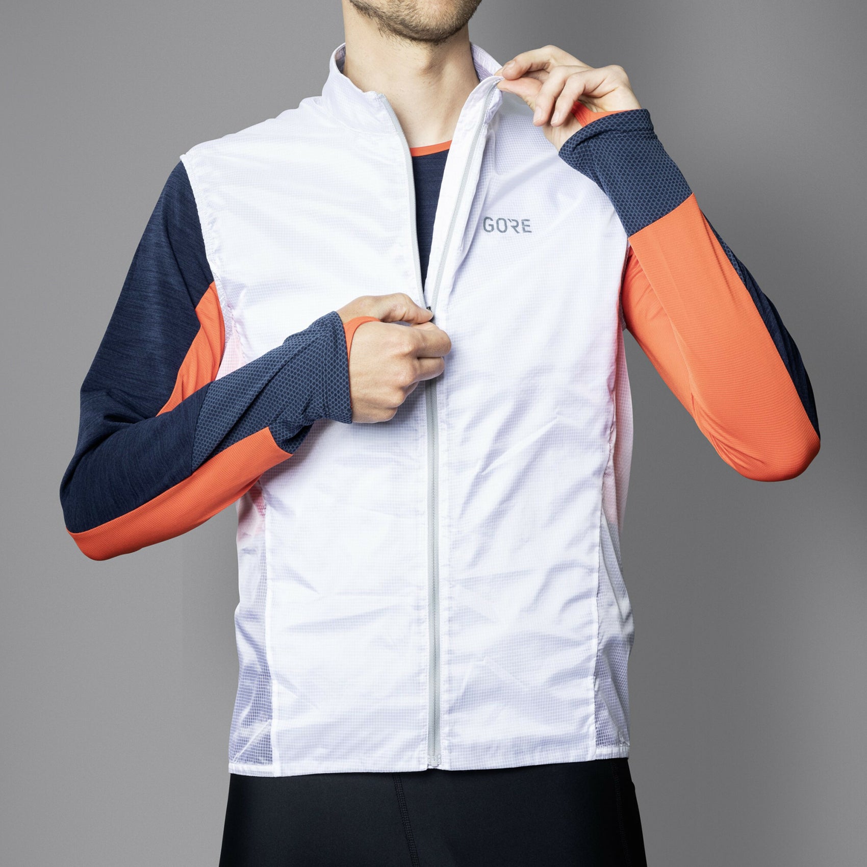 Men's Drive Vest - White – Gazelle Sports