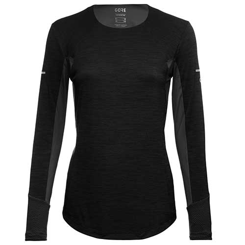 Women's Vivid Long Sleeve Shirt - Black