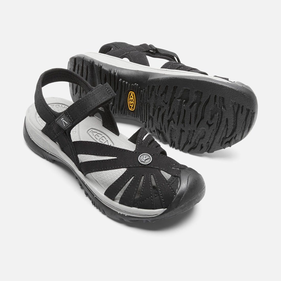 Women's Keen Rose Sandal - Black/Neutral Gray - Regular (B)