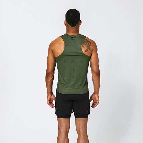 Men's Contest Daily Singlet - Utility Green