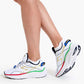 Women's Equipe Atomo Running Shoe- White/Gold - Regular (B)