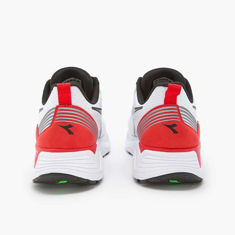 Men's Vigore 2 Running Shoe - White/Black/Firey Red - Regular (D)