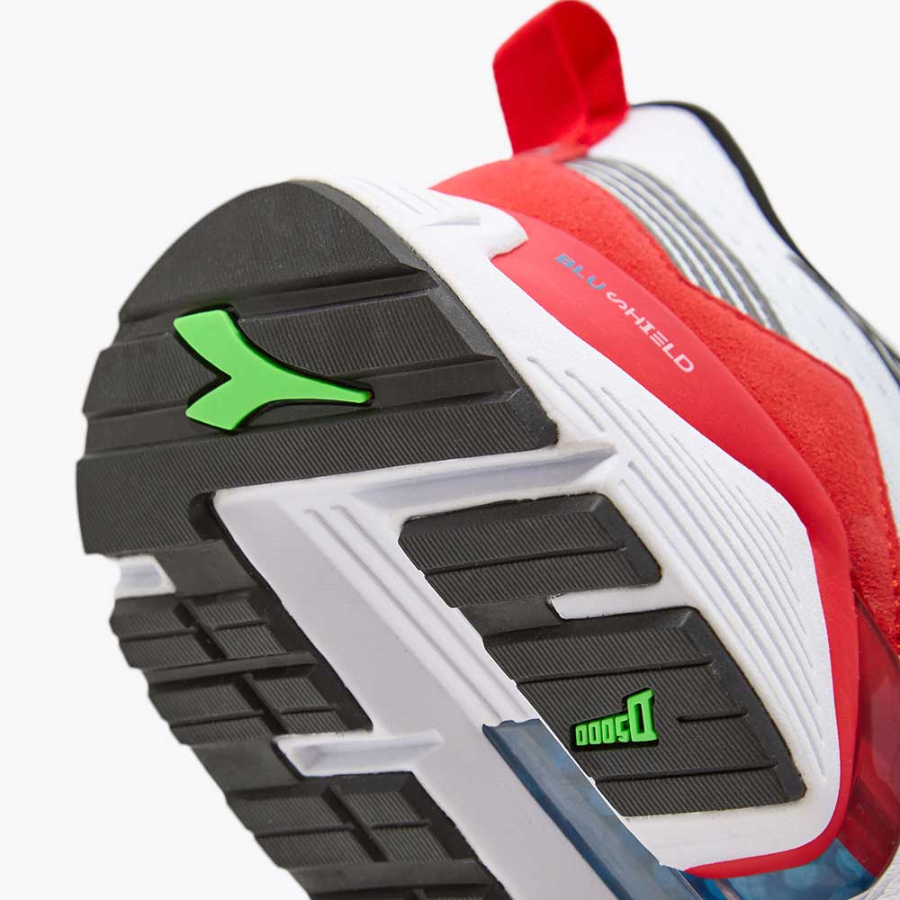 Men's Vigore 2 Running Shoe - White/Black/Firey Red - Regular (D)