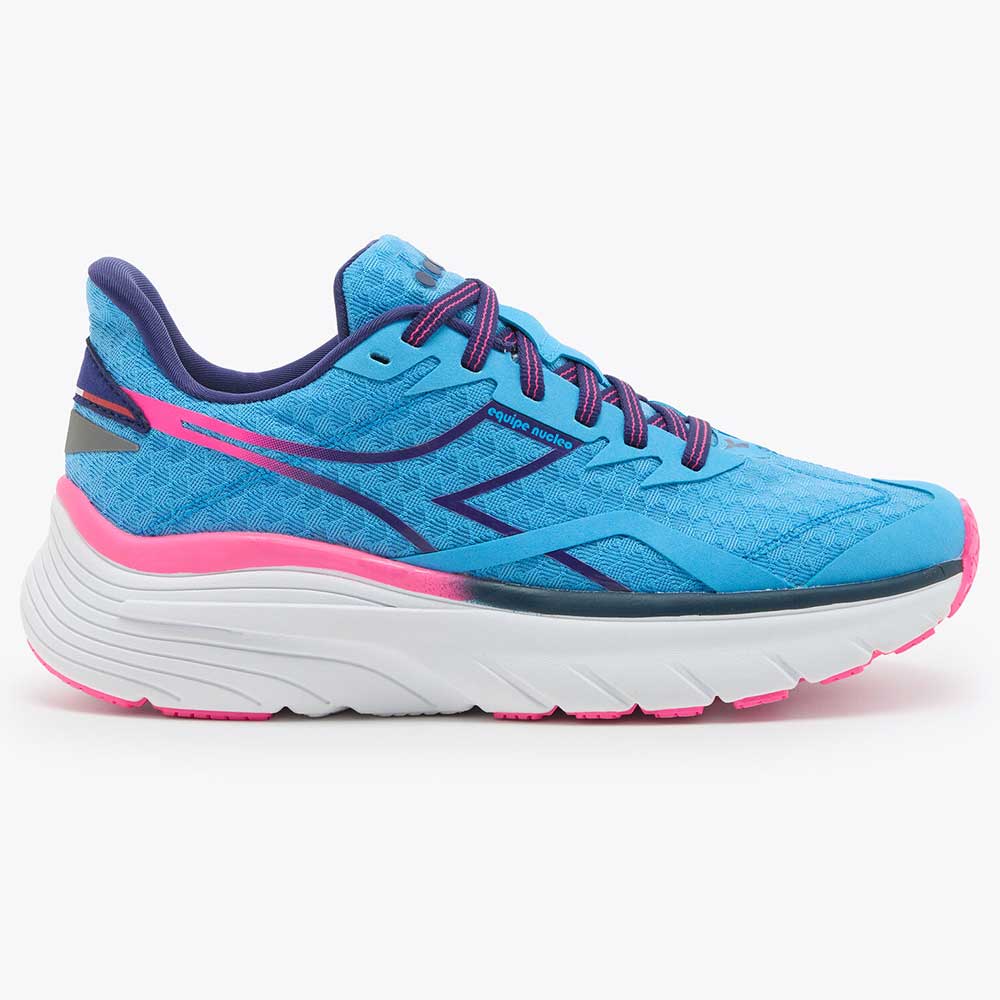 Women's Nucleo Running Shoe - Bonnie Blue/Pink Fluo - Regular (B)