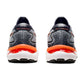 Men's Gel Nimbus 24 Running Shoe - Sheet Rock/Shocking Orange— Regular (D)