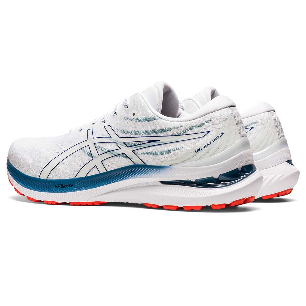 Men's Gel-Kayano 29 Running Shoe- White/Deep Ocean- Regular (D)