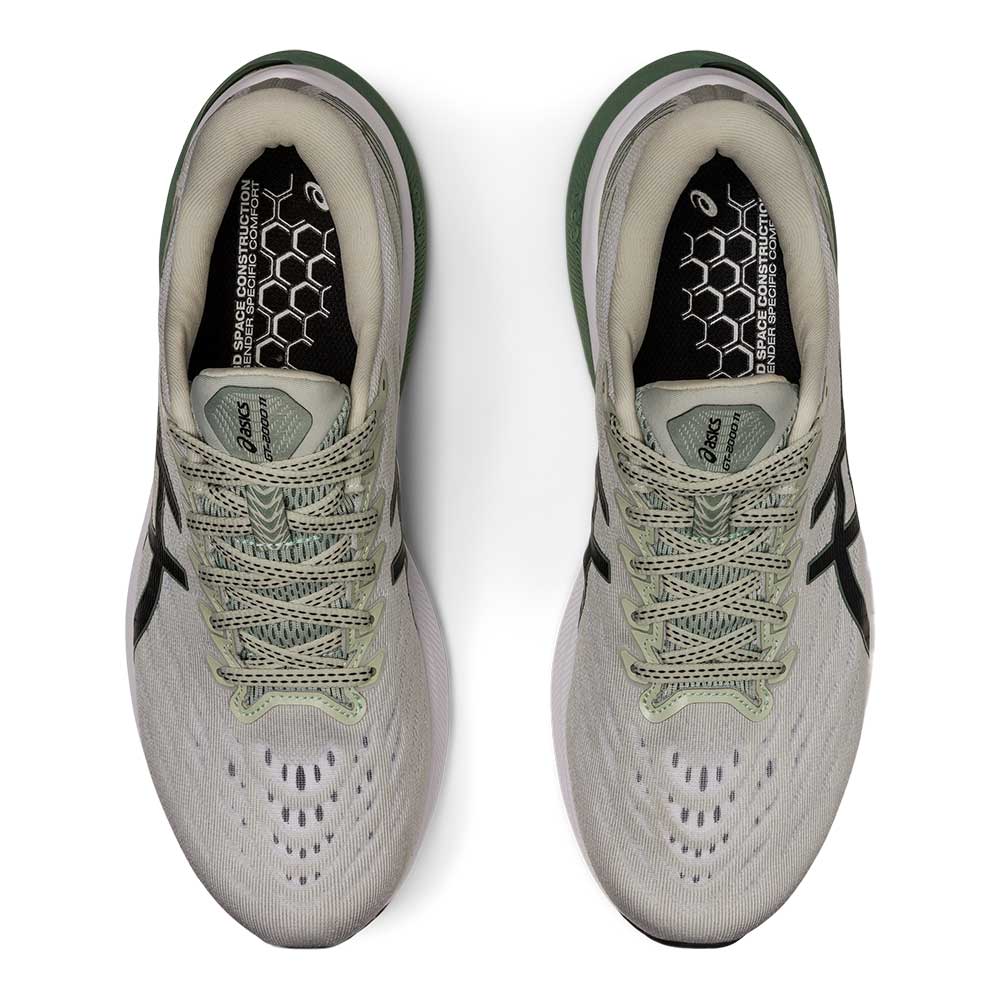 Men's GT-2000 11 Running Shoe- Light Sage/Black- Regular (D)